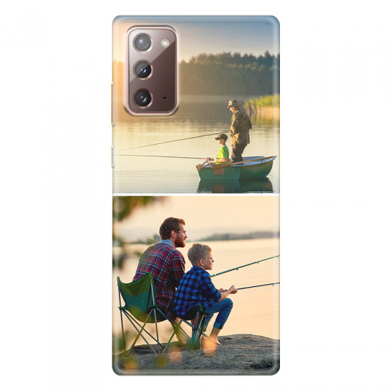 SAMSUNG - Galaxy Note20 - Soft Clear Case - Collage of 2