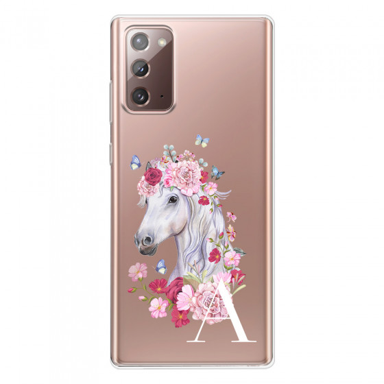 SAMSUNG - Galaxy Note20 - Soft Clear Case - Magical Horse White