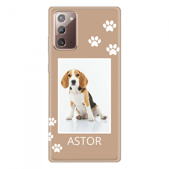 SAMSUNG - Galaxy Note20 - Soft Clear Case - Puppy