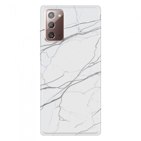 SAMSUNG - Galaxy Note20 - Soft Clear Case - Pure Marble Collection V.