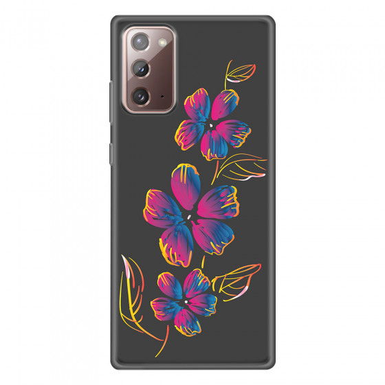 SAMSUNG - Galaxy Note20 - Soft Clear Case - Spring Flowers In The Dark