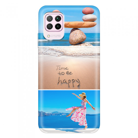 HUAWEI - P40 Lite - Soft Clear Case - Collage of 3