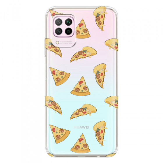 HUAWEI - P40 Lite - Soft Clear Case - Pizza Phone Case