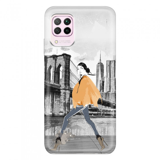 HUAWEI - P40 Lite - Soft Clear Case - The New York Walk