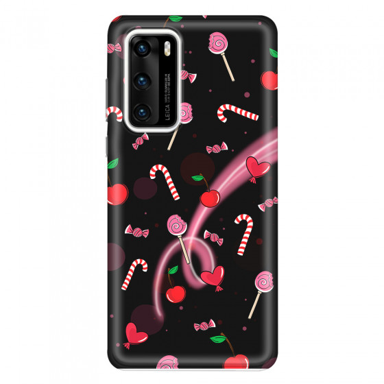 HUAWEI - P40 - Soft Clear Case - Candy Black
