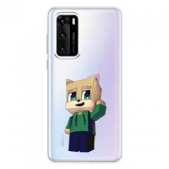 HUAWEI - P40 - Soft Clear Case - Clear Fox Player