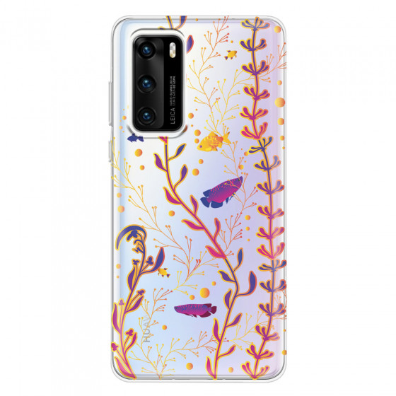 HUAWEI - P40 - Soft Clear Case - Clear Underwater World