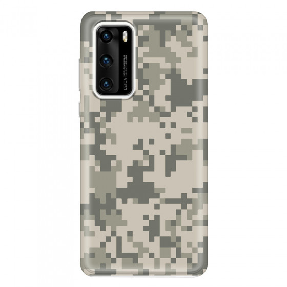 HUAWEI - P40 - Soft Clear Case - Digital Camouflage
