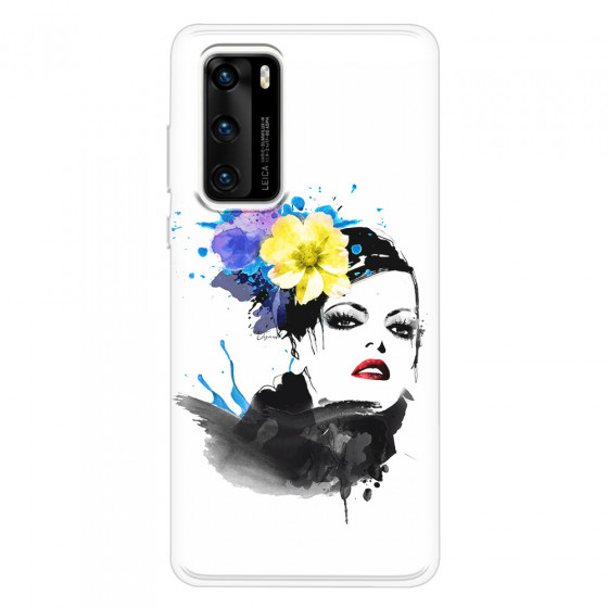 HUAWEI - P40 - Soft Clear Case - Floral Beauty