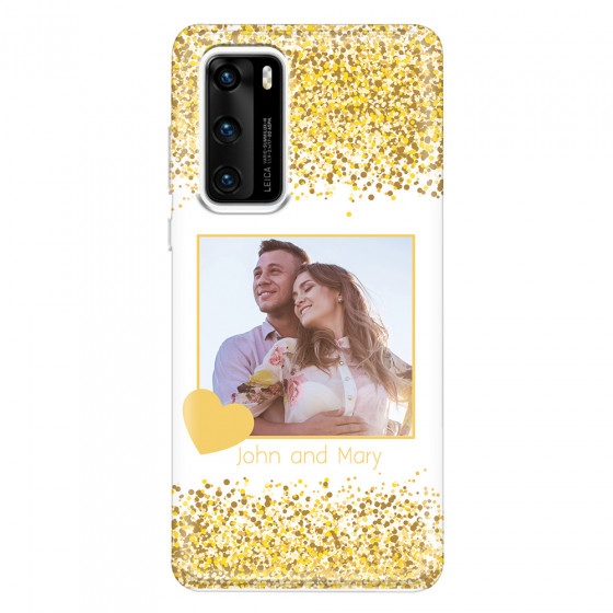 HUAWEI - P40 - Soft Clear Case - Gold Memories