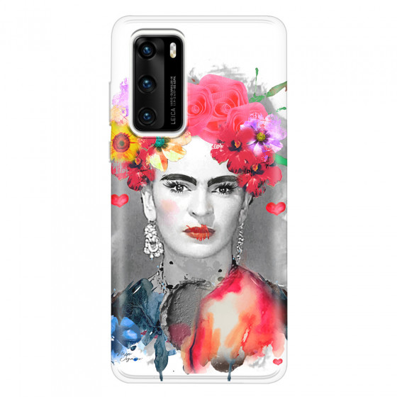 HUAWEI - P40 - Soft Clear Case - In Frida Style