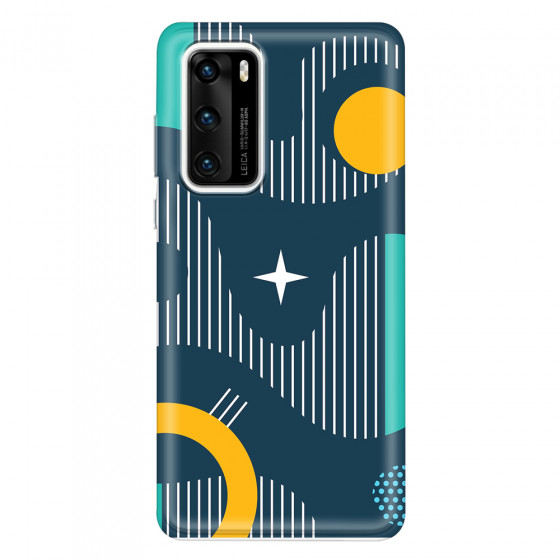 HUAWEI - P40 - Soft Clear Case - Retro Style Series IV.
