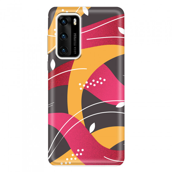 HUAWEI - P40 - Soft Clear Case - Retro Style Series V.
