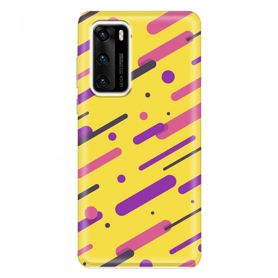 HUAWEI - P40 - Soft Clear Case - Retro Style Series VIII.