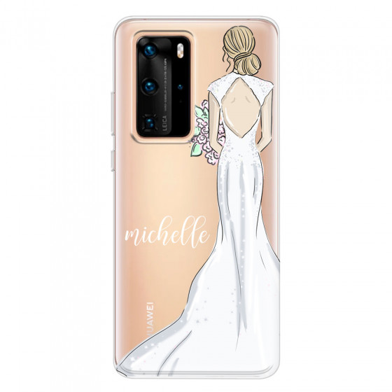 HUAWEI - P40 Pro - Soft Clear Case - Bride To Be Blonde