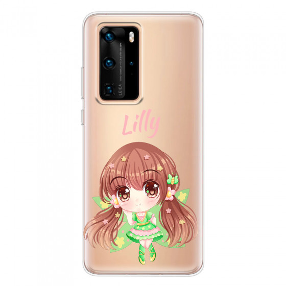 HUAWEI - P40 Pro - Soft Clear Case - Chibi Lilly