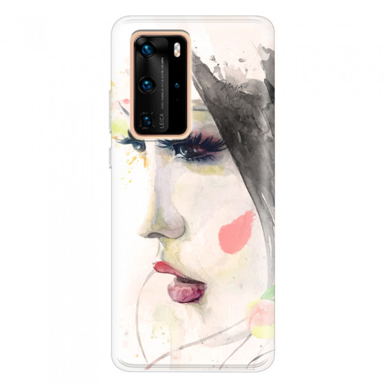 HUAWEI - P40 Pro - Soft Clear Case - Face of a Beauty