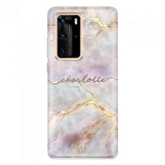 HUAWEI - P40 Pro - Soft Clear Case - Marble Rootage
