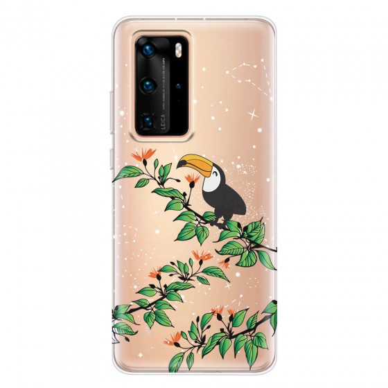 HUAWEI - P40 Pro - Soft Clear Case - Me, The Stars And Toucan