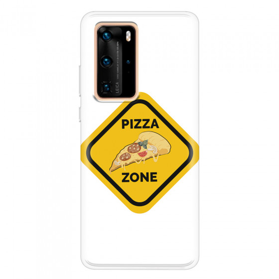 HUAWEI - P40 Pro - Soft Clear Case - Pizza Zone Phone Case