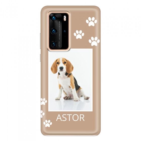 HUAWEI - P40 Pro - Soft Clear Case - Puppy