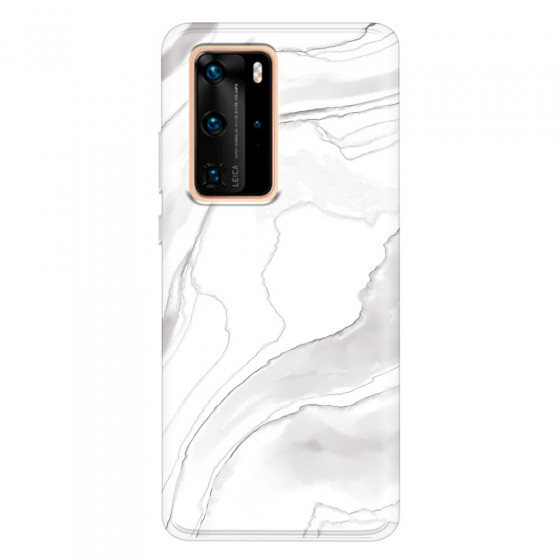 HUAWEI - P40 Pro - Soft Clear Case - Pure Marble Collection III.
