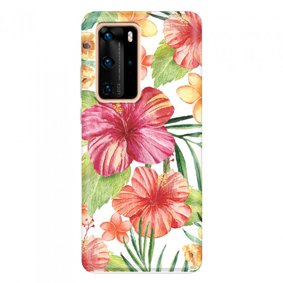 HUAWEI - P40 Pro - Soft Clear Case - Tropical Vibes