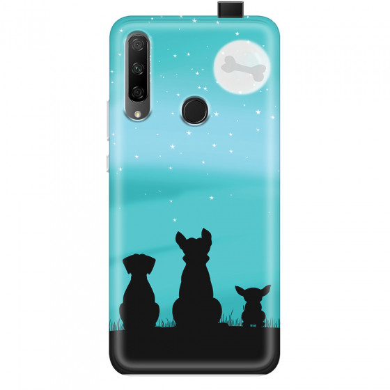 HONOR - Honor 9X - Soft Clear Case - Dog's Desire Blue Sky