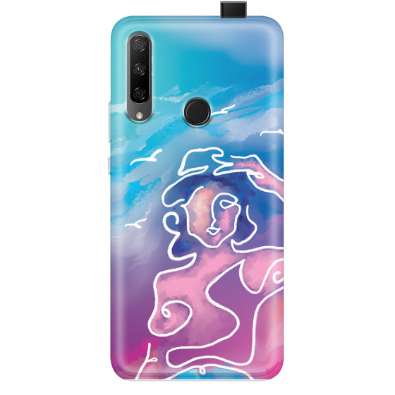 HONOR - Honor 9X - Soft Clear Case - Lady With Seagulls