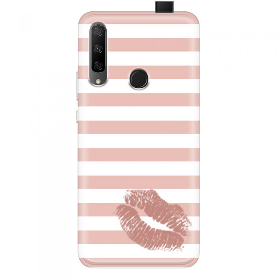 HONOR - Honor 9X - Soft Clear Case - Pink Lipstick