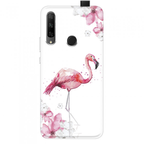 HONOR - Honor 9X - Soft Clear Case - Pink Tropes