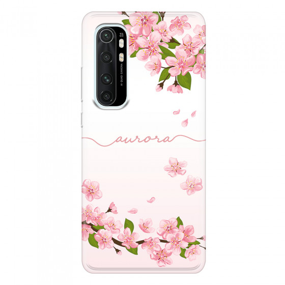 XIAOMI - Mi Note 10 Lite - Soft Clear Case - Sakura Handwritten