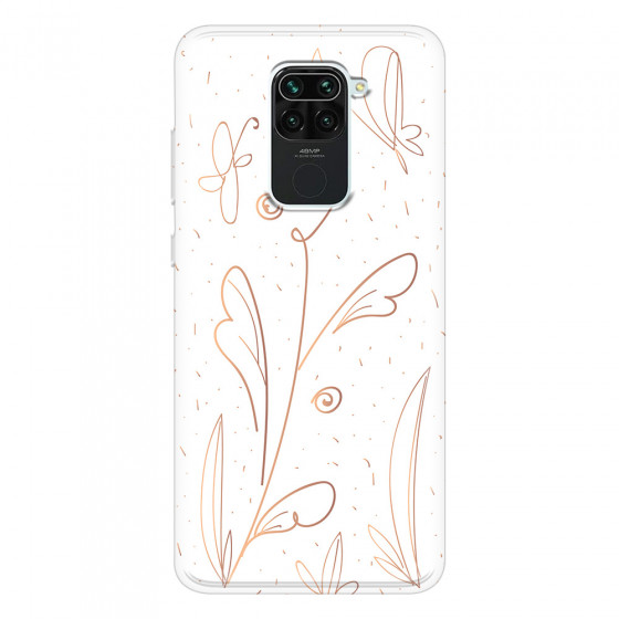 XIAOMI - Redmi Note 9 - Soft Clear Case - Flowers In Style