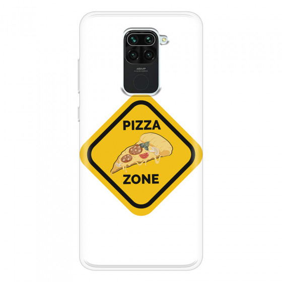 XIAOMI - Redmi Note 9 - Soft Clear Case - Pizza Zone Phone Case