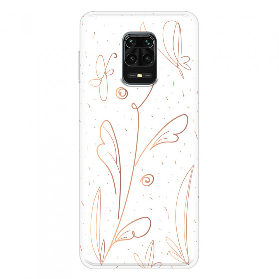 XIAOMI - Redmi Note 9 Pro / Note 9S - Soft Clear Case - Flowers In Style
