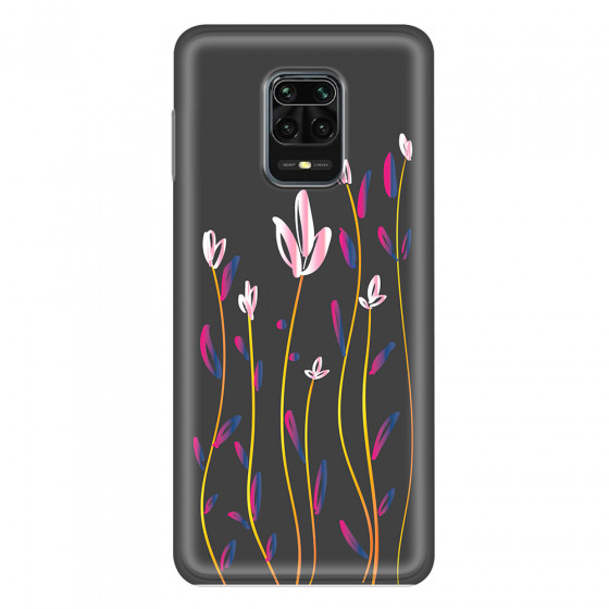 XIAOMI - Redmi Note 9 Pro / Note 9S - Soft Clear Case - Pink Tulips