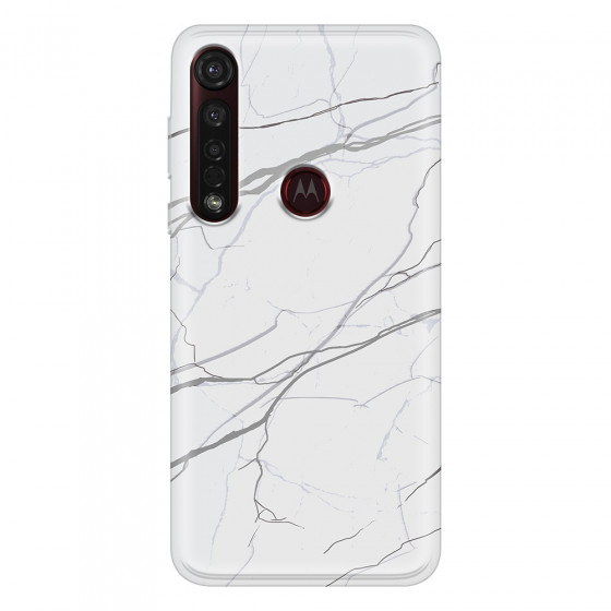 MOTOROLA by LENOVO - Moto G8 Plus - Soft Clear Case - Pure Marble Collection V.