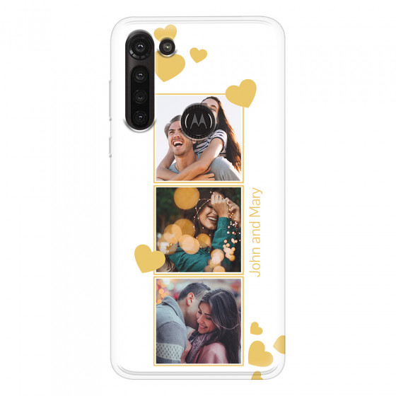MOTOROLA by LENOVO - Moto G8 Power - Soft Clear Case - In Love Classic