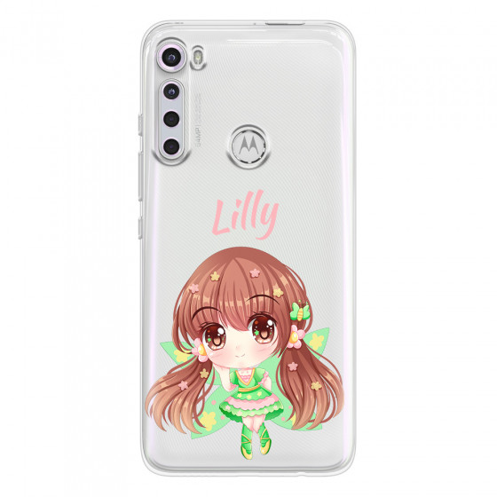 MOTOROLA by LENOVO - Moto One Fusion Plus - Soft Clear Case - Chibi Lilly