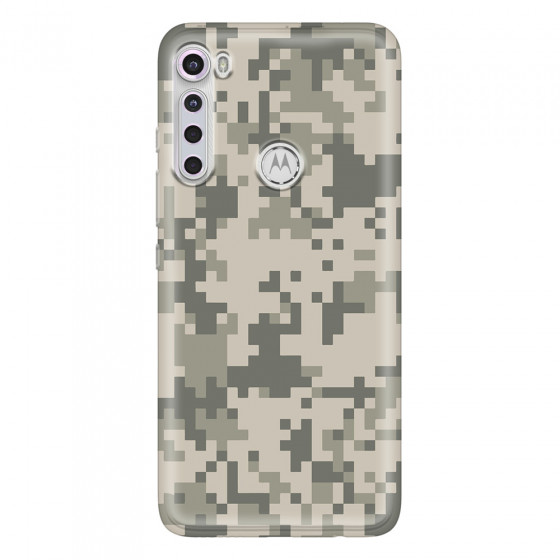MOTOROLA by LENOVO - Moto One Fusion Plus - Soft Clear Case - Digital Camouflage