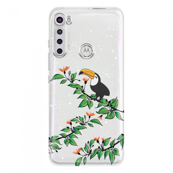 MOTOROLA by LENOVO - Moto One Fusion Plus - Soft Clear Case - Me, The Stars And Toucan