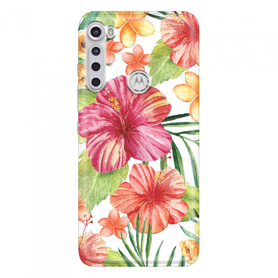 MOTOROLA by LENOVO - Moto One Fusion Plus - Soft Clear Case - Tropical Vibes