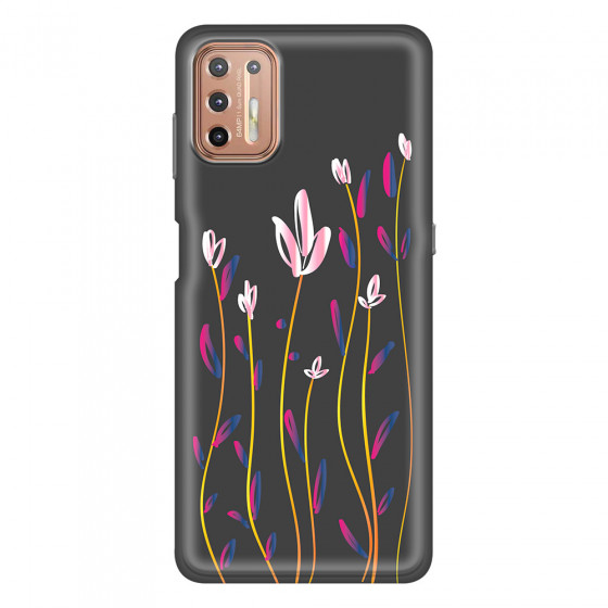 MOTOROLA by LENOVO - Moto G9 Plus - Soft Clear Case - Pink Tulips