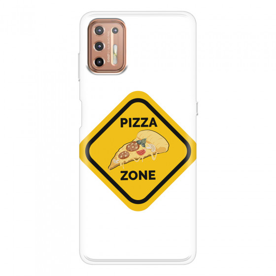 MOTOROLA by LENOVO - Moto G9 Plus - Soft Clear Case - Pizza Zone Phone Case