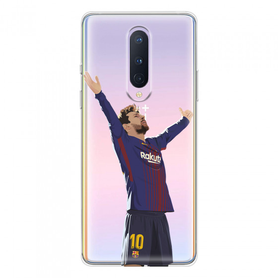 ONEPLUS - OnePlus 8 - Soft Clear Case - For Barcelona Fans