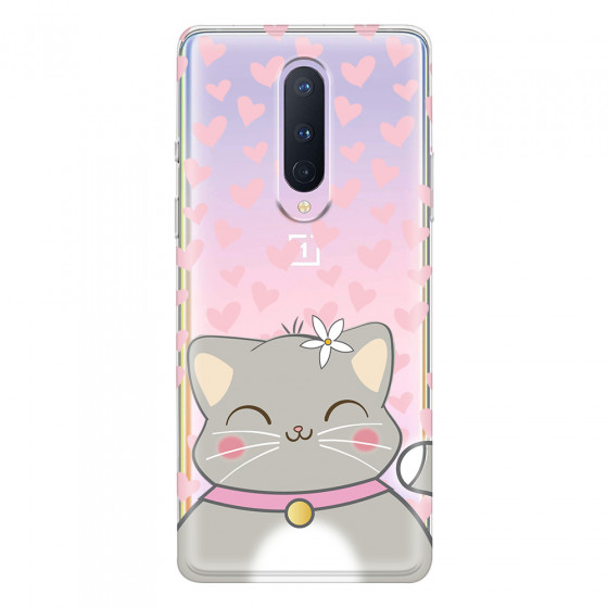 ONEPLUS - OnePlus 8 - Soft Clear Case - Kitty