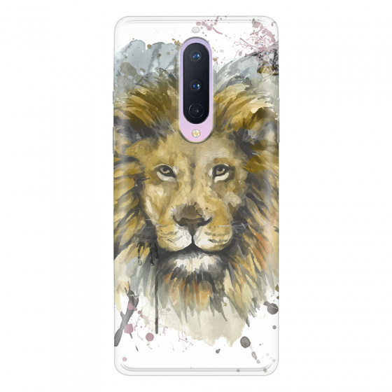 ONEPLUS - OnePlus 8 - Soft Clear Case - Lion
