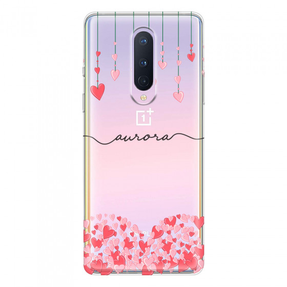 ONEPLUS - OnePlus 8 - Soft Clear Case - Love Hearts Strings