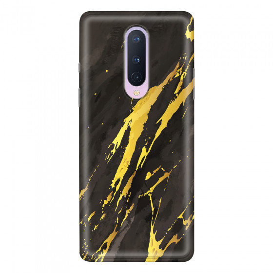 ONEPLUS - OnePlus 8 - Soft Clear Case - Marble Castle Black