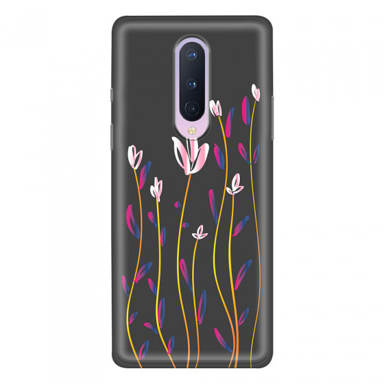 ONEPLUS - OnePlus 8 - Soft Clear Case - Pink Tulips